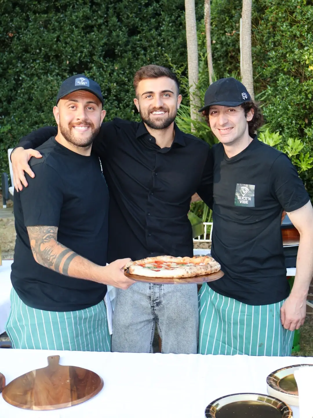Alessandro Romanelli at the prep table during service